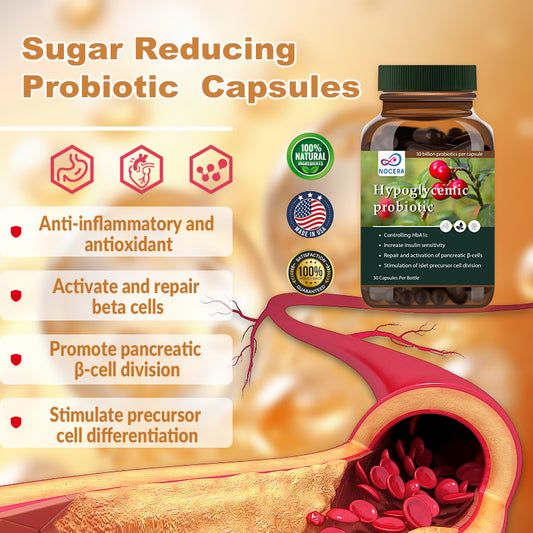 ✅NOCERA I Sugar Reducing Probiotic Extended Release Capsules【Healthy 🥬, Pain-free 🌟, Non-recurrent 🏆】